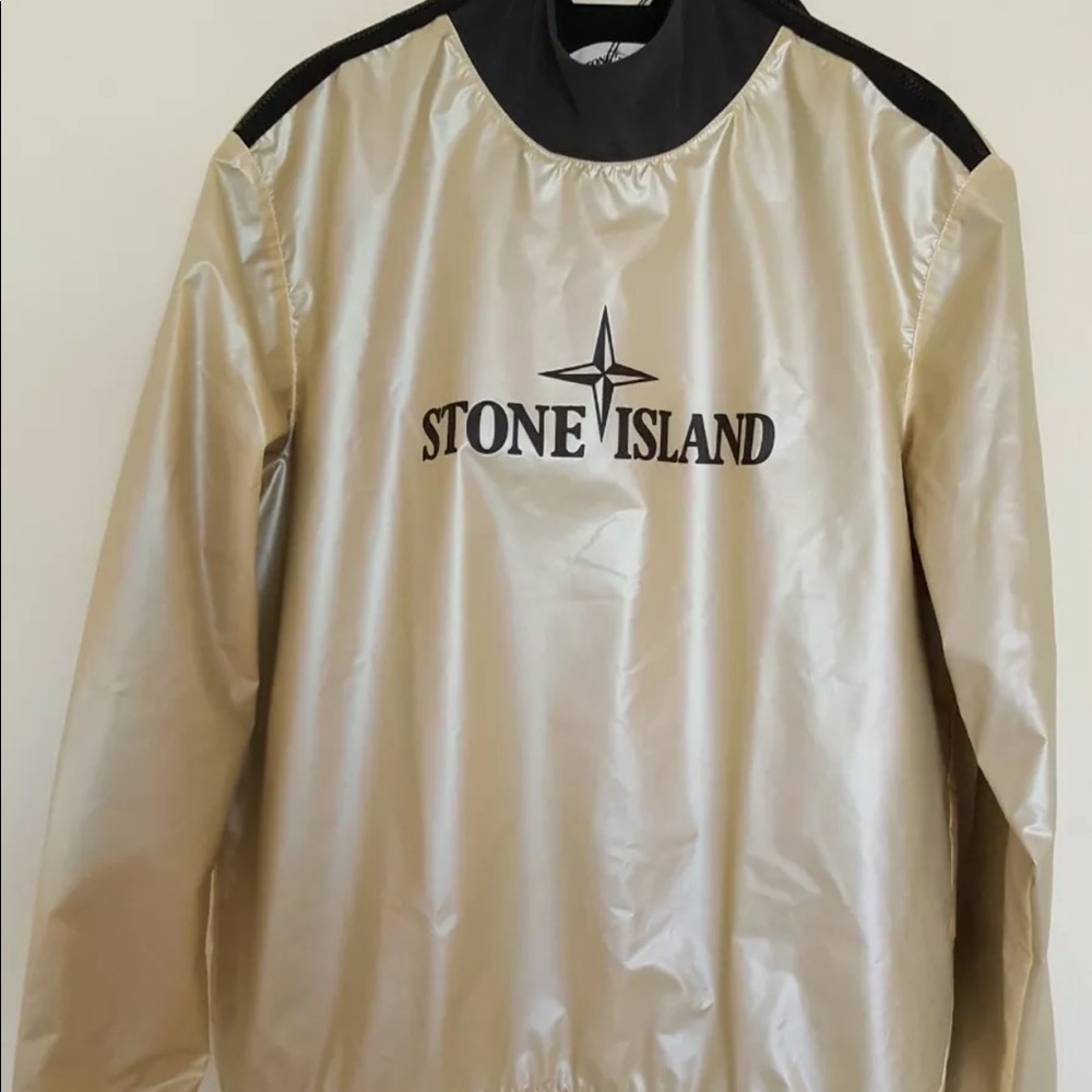 Stone Island Gold Windbreaker